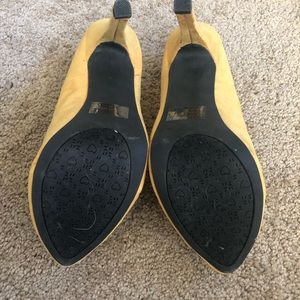 Mustard Yellow heels
